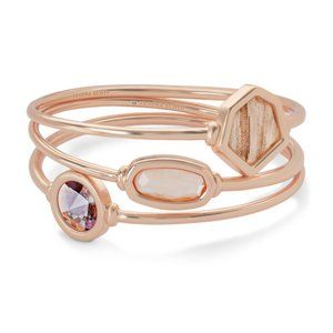 Kendra Scott Natalia Rose Gold Bangles